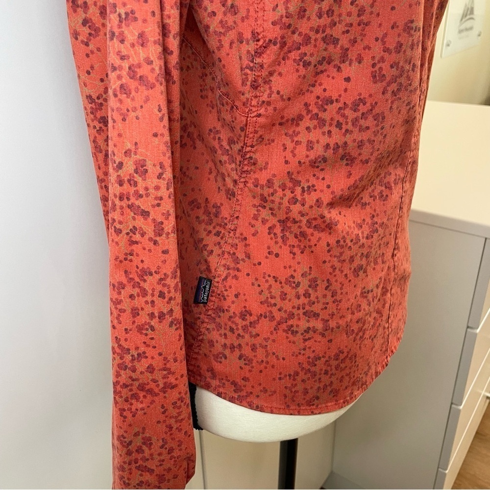 ⛰️Patagonia Organic Cotton Long Sleeve Button Up Top Women’s Size 4 - Picture 5 of 9